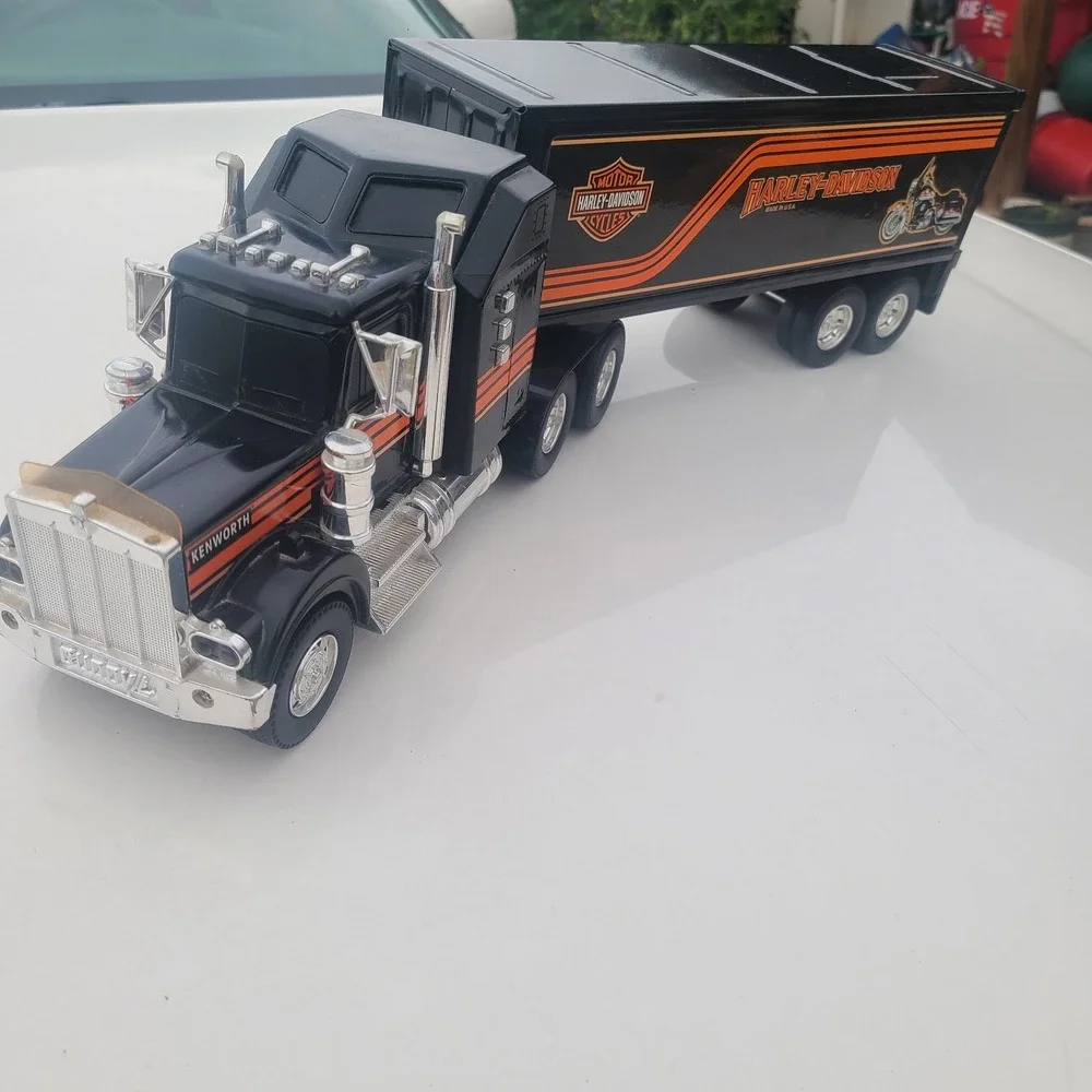 Buddy L Kenworth Sonic Hauler Harley-Davidson Semi Truck Toy Kids 21in 1999